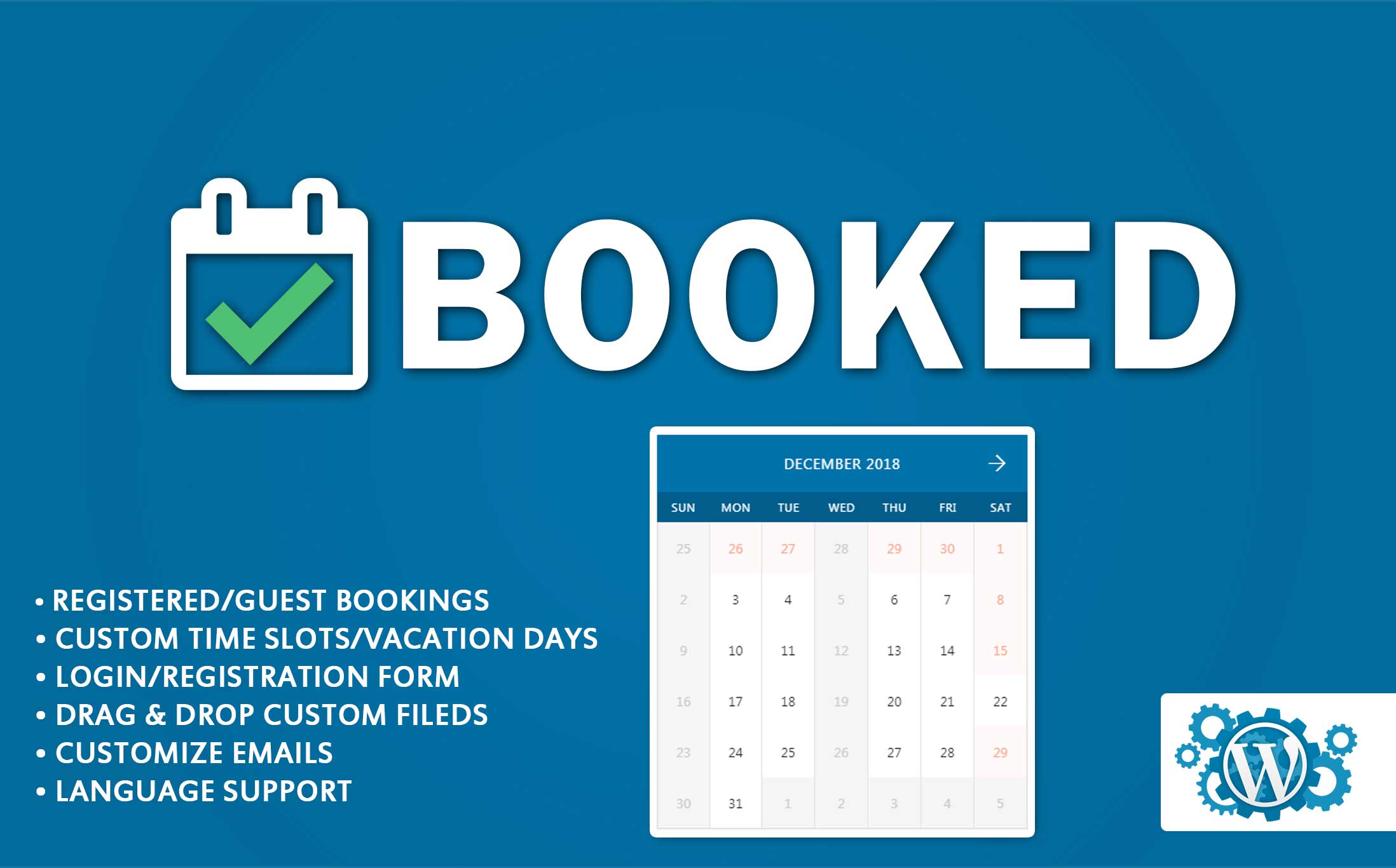 Booked Booking WordPress