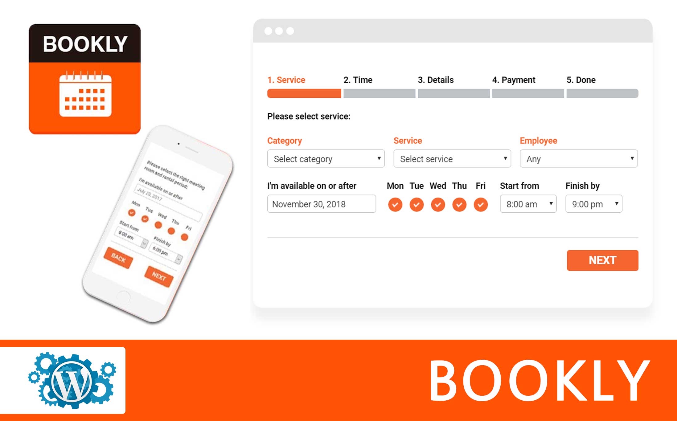 Bookly Booking WordPress