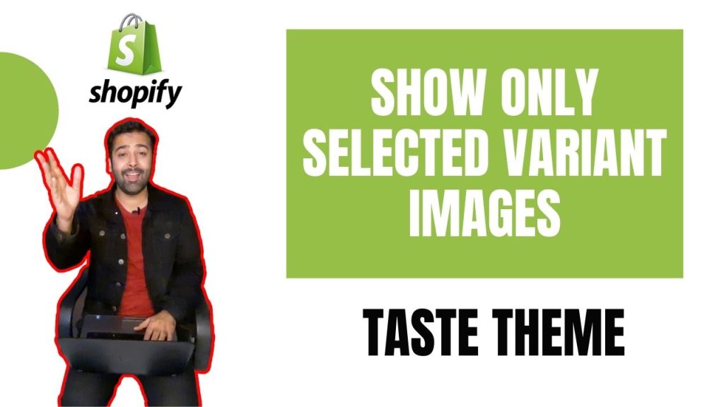 selected variant image in taste theme
