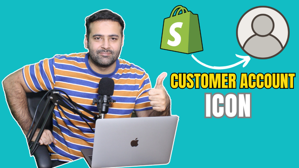 How To Add Customer Account Login Icon Shopify