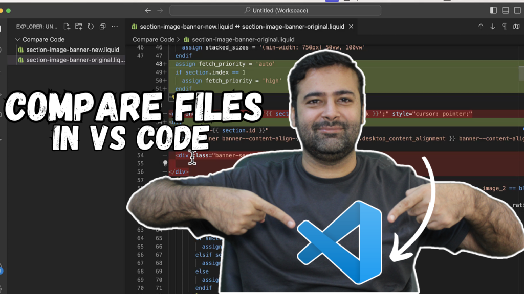 How To Do A Diff in VS Code (Compare Files)