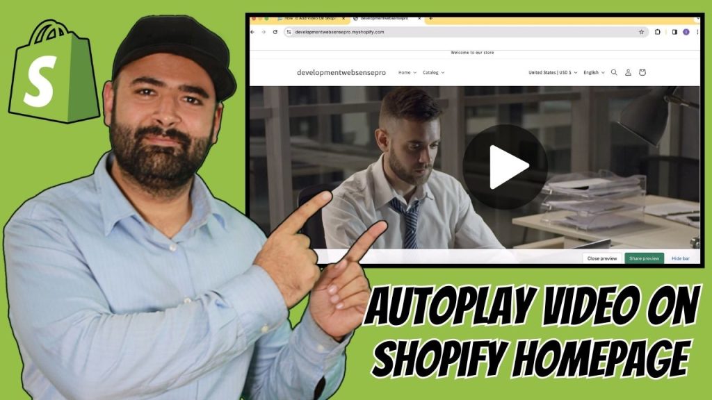 Add Video On Shopify Homepage With Autoplay - 2024