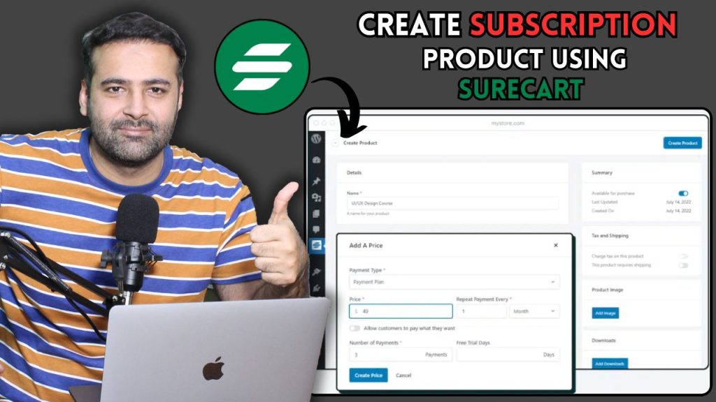 Create Subscription Product Using Surecart - WooCommerce Alternative