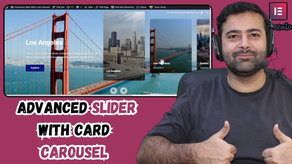 How To Add Elementor Advanced Slider with Card Carousel