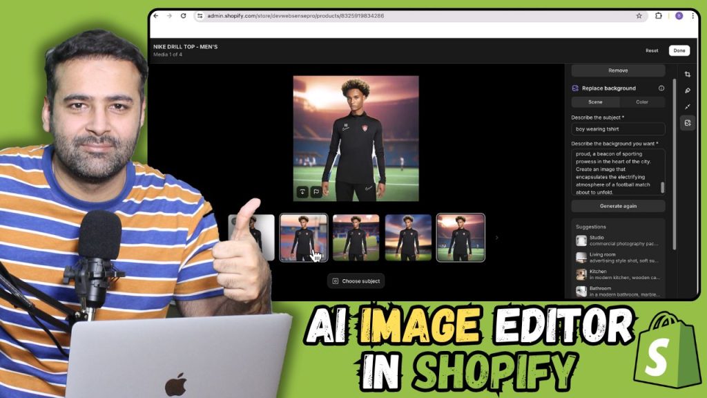 How To Use AI Image Editor in Shopify