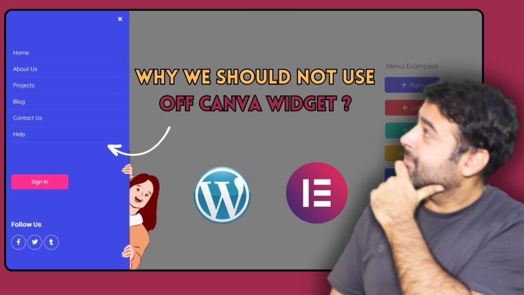Why we should not use Off Canva Widget [New feature In Elementor 3.22 Beta]