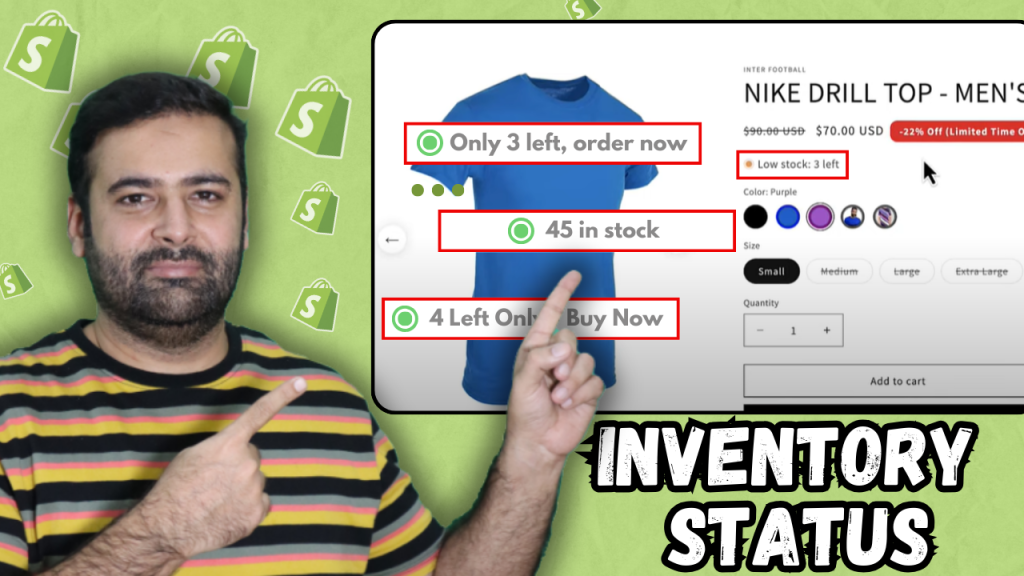 How To Change Inventory Status Text in Shopify