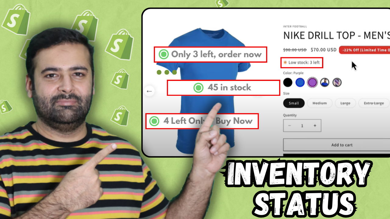 How To Change Inventory Status Text in Shopify - WebSensePro