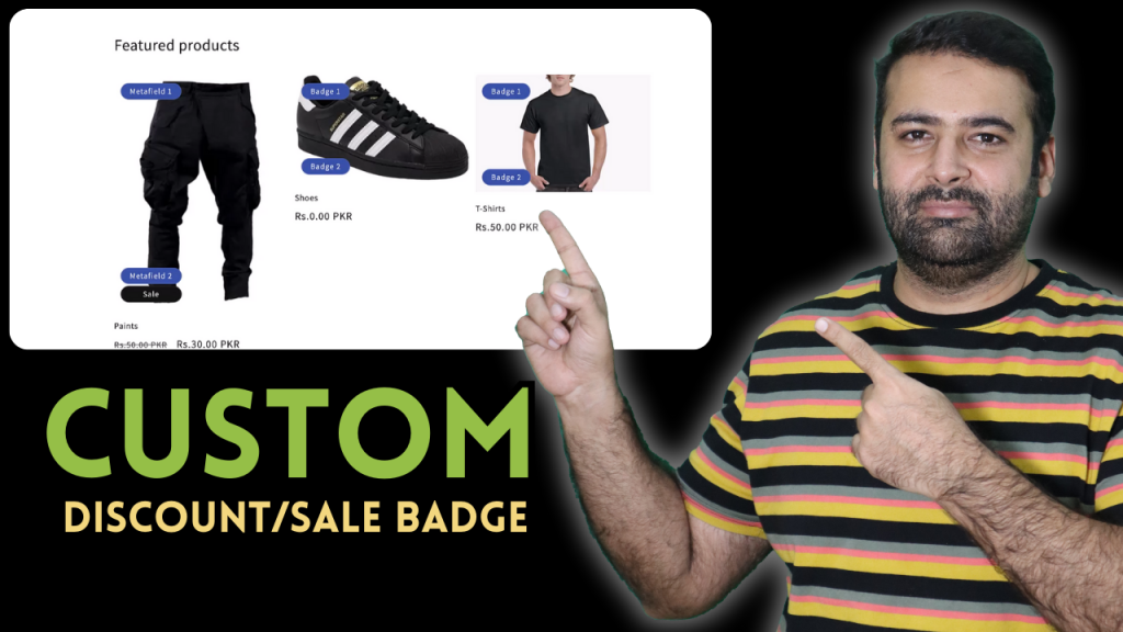 How To Show Custom Discount/Sale Badge [Shopify]