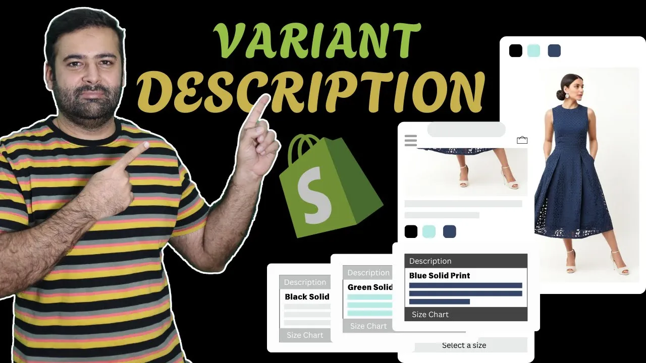 How To Add Different Description Per Variant - [Shopify Tutorial]