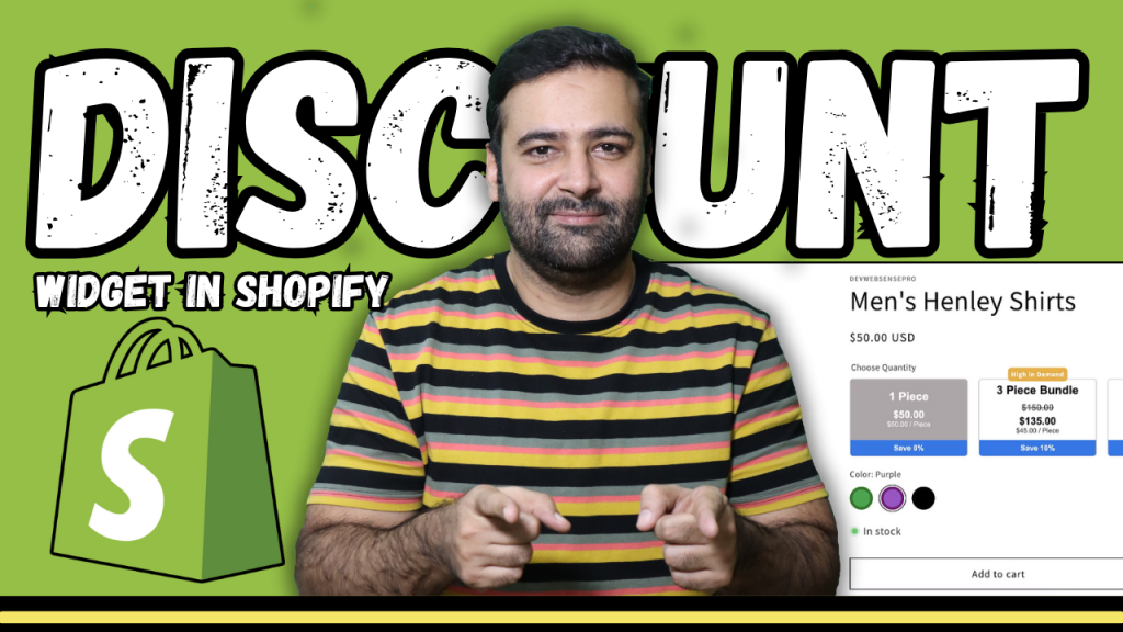 How To Add Bulk Discount Widget in Shopify [Volume Discount]