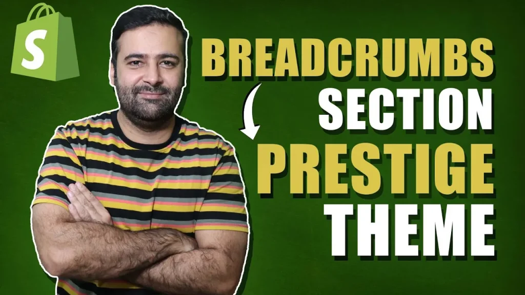 How To Add Breadcrumbs Section in Prestige Theme