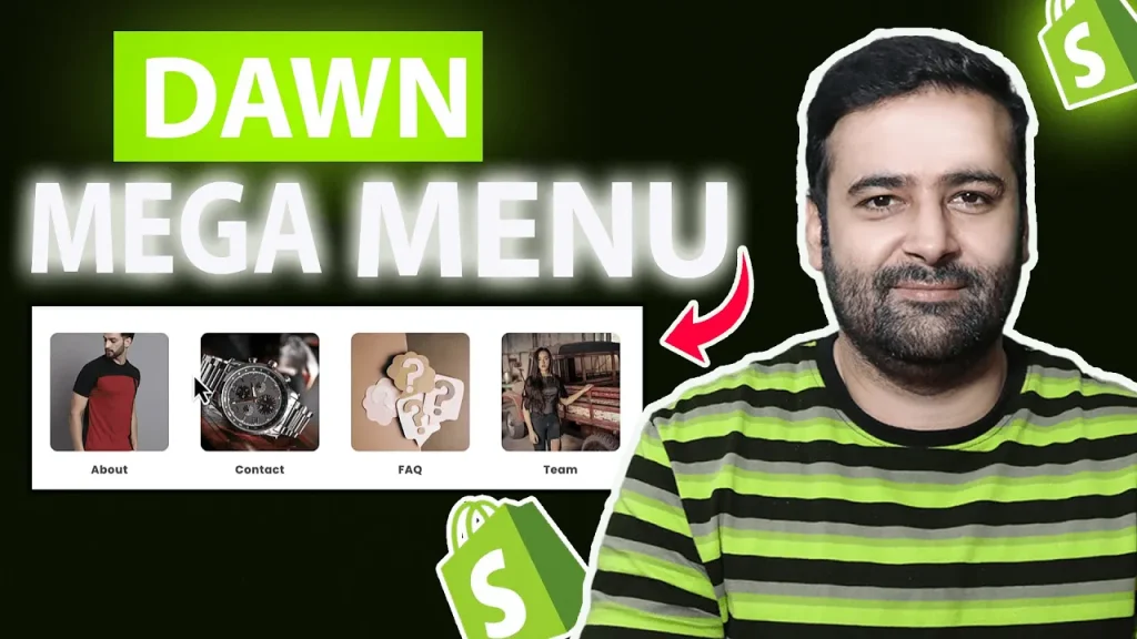 How to Add a Mega Menu With Images [Dawn 15.3]