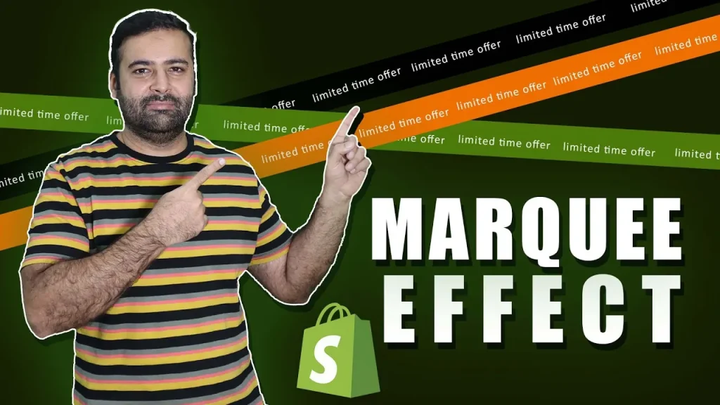 How To Add Double Scrolling Text [Marquee Effect Shopify - Free]