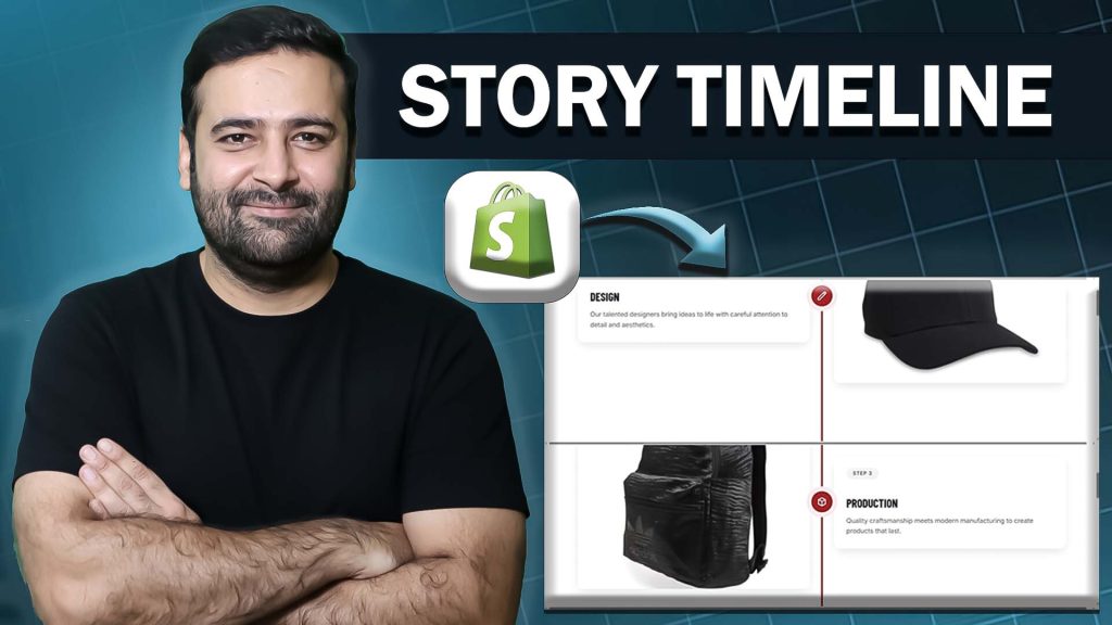 How To Add Story Timeline [Shopify - Free - Without APP]