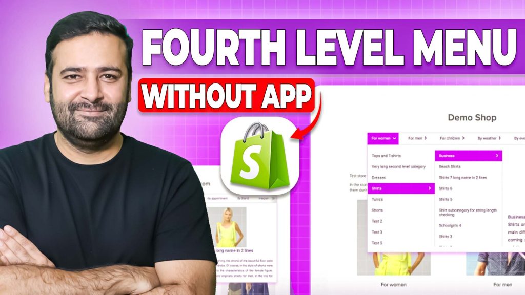 [Shopify Dawn 15.4] How To Make Fourth Level Menu