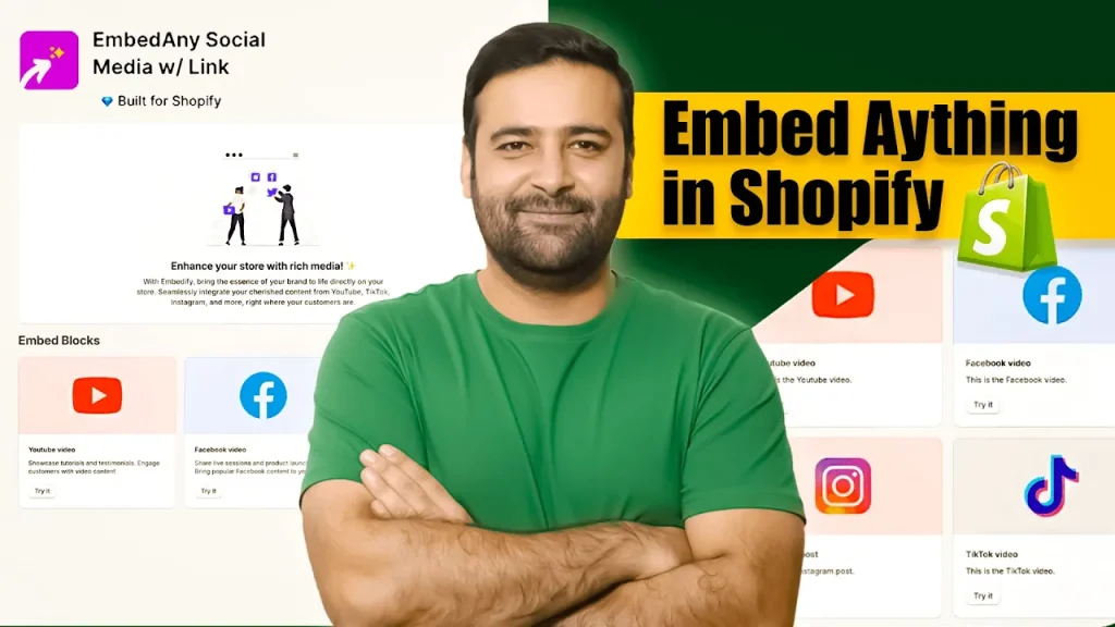 How To Embed ANY Social Media Content in Shopify (800+ Platforms Supported)