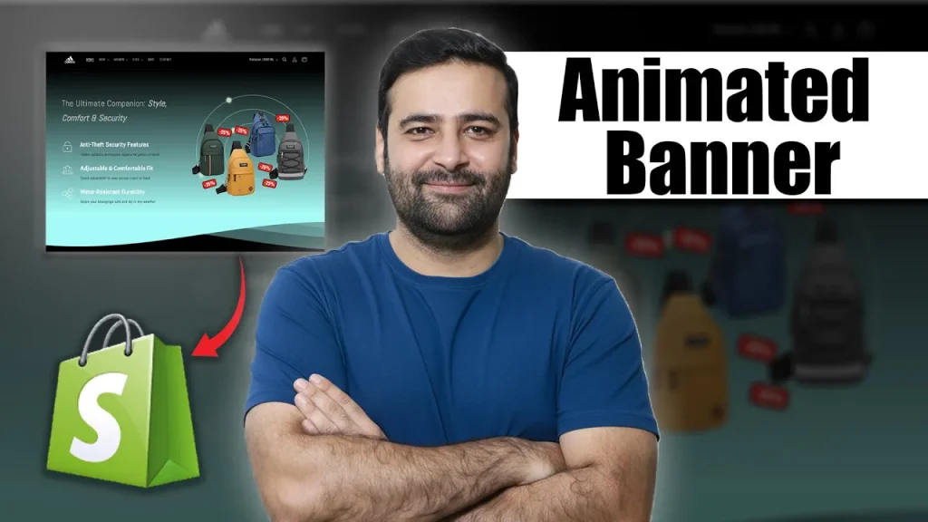 How To Add Shopify Animated Banner [Free Section]