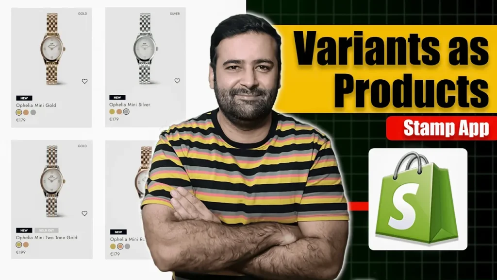 Show Product Variants on Shopify Collection Pages Split Variants as Products (Stamp App)